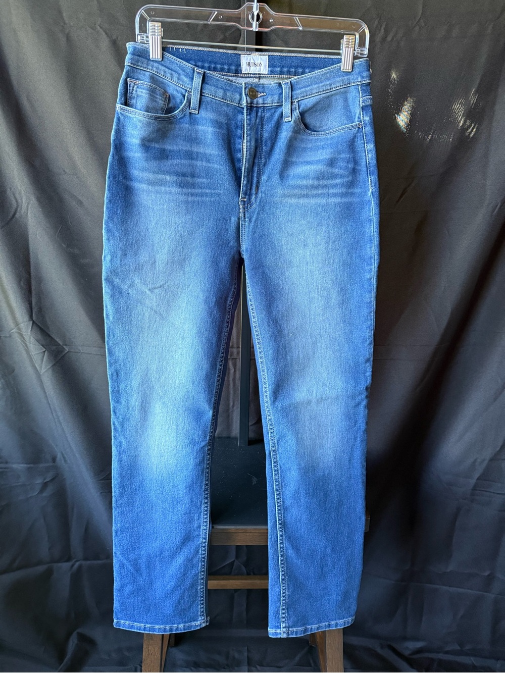 Hudson Jeans Straight Leg Classic Blue Denim